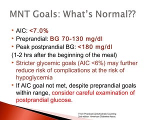 Basic carbohydrate counting final | PPT