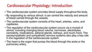Comprehensive Overview of Cardiac and Cardiovascular Physiology ...