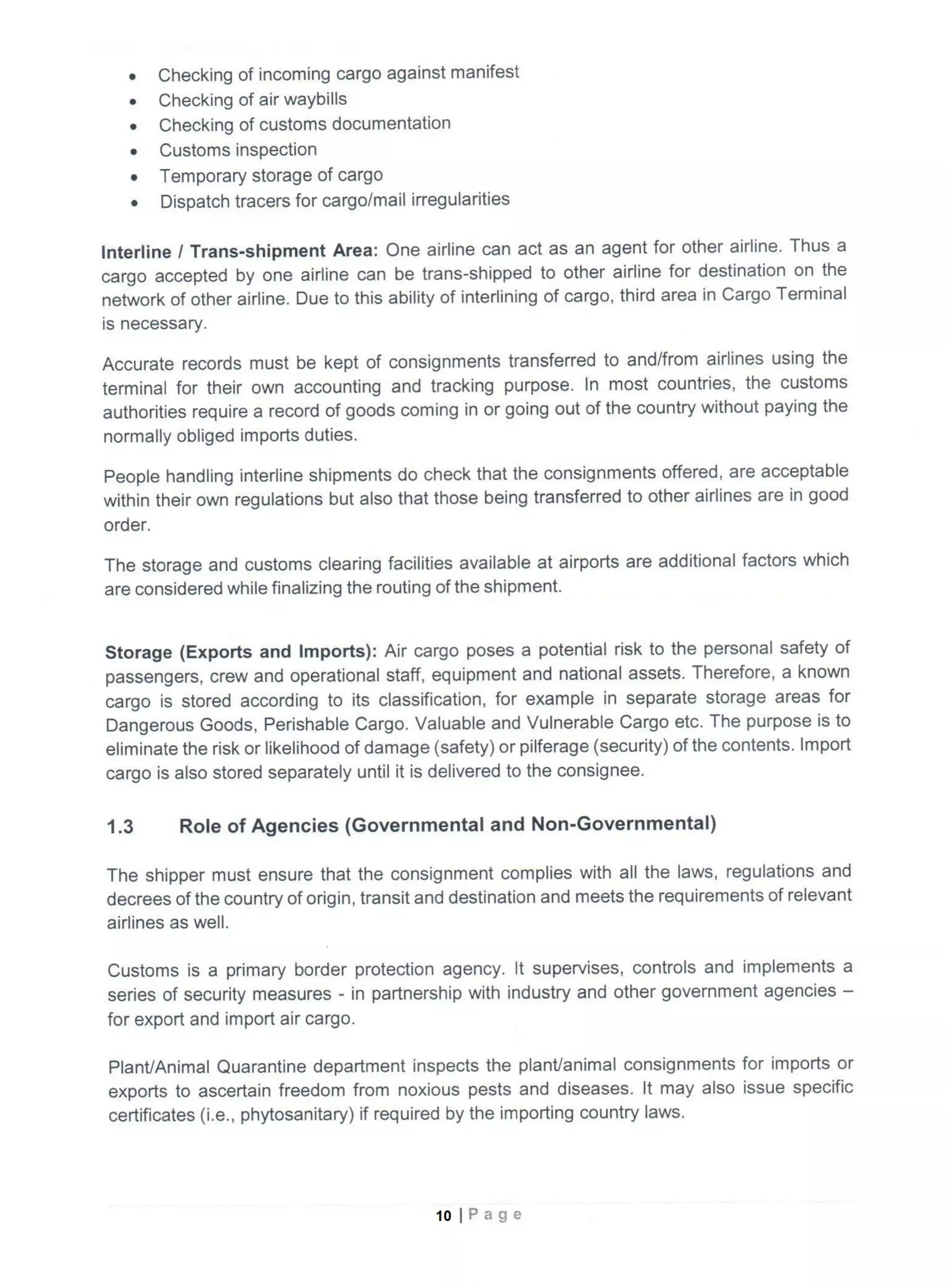 Basic cargo course manual