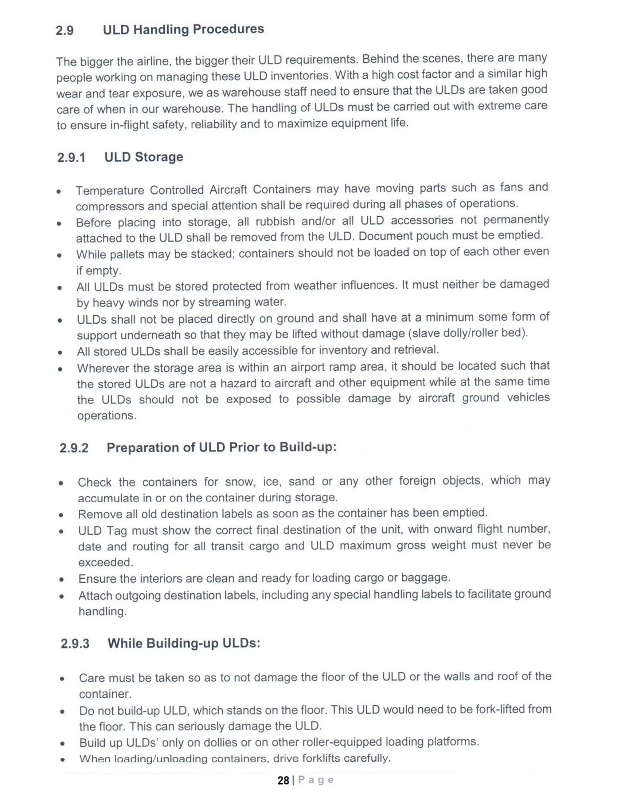 Basic cargo course manual