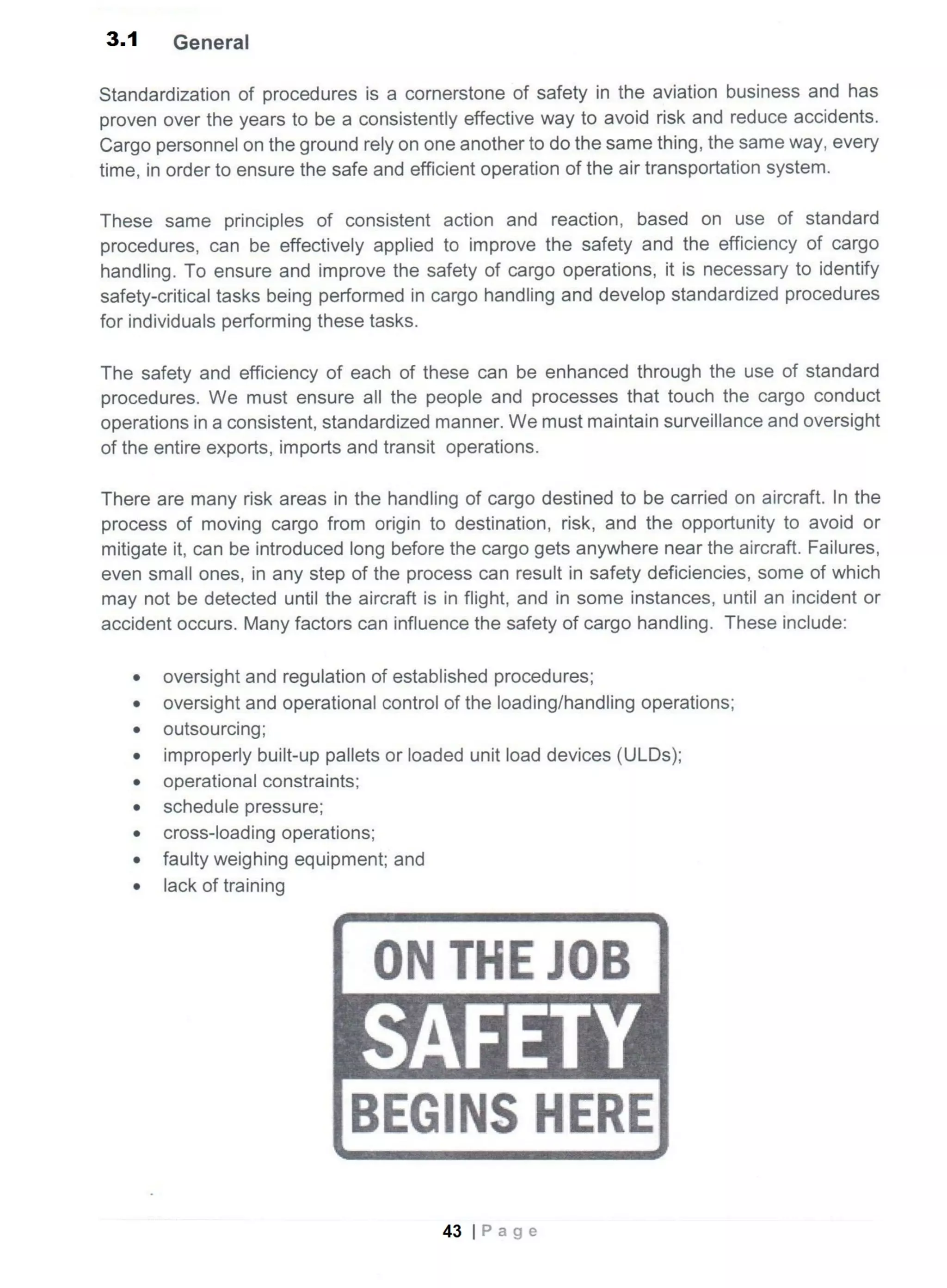 Basic cargo course manual