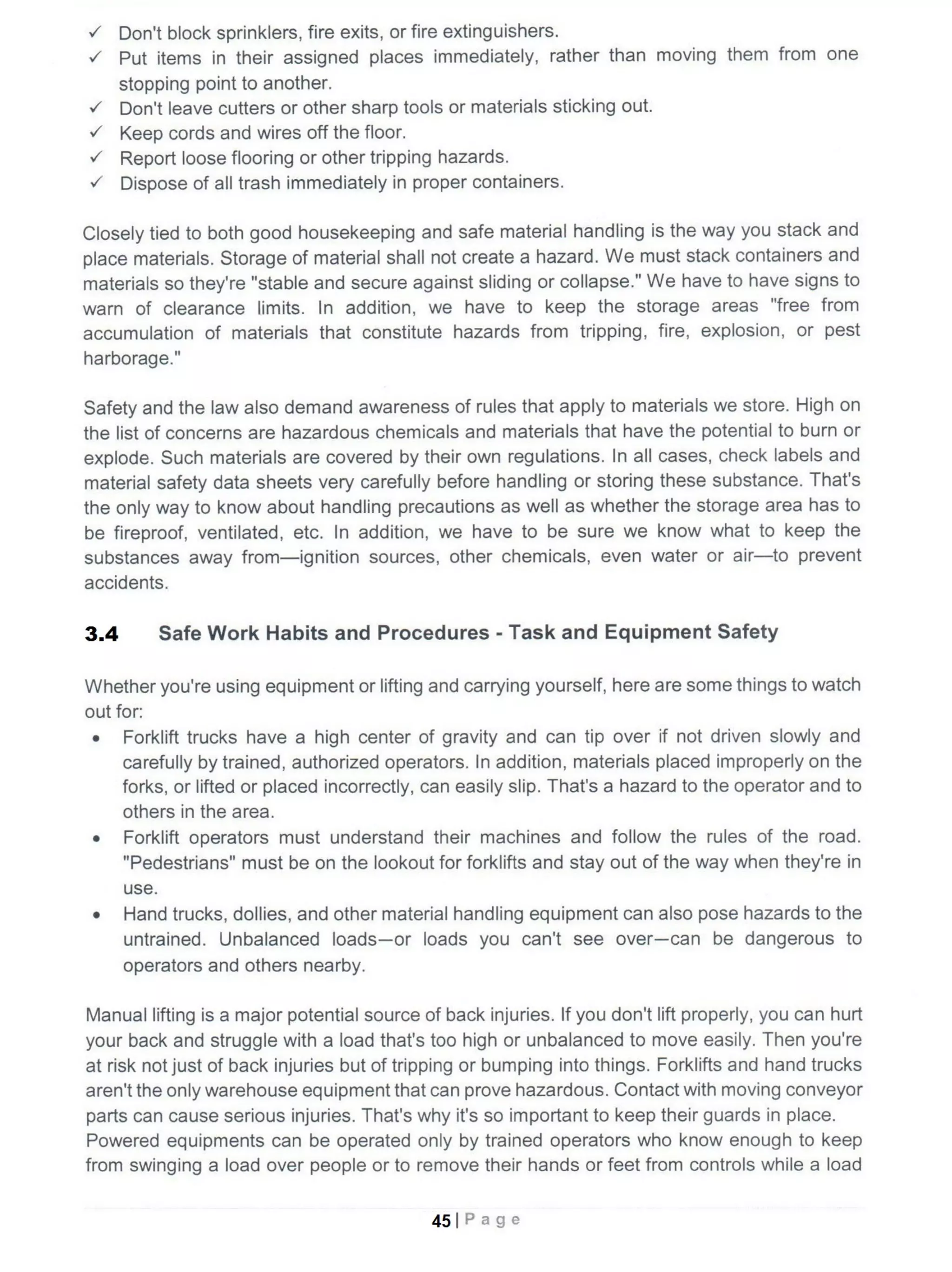 Basic cargo course manual