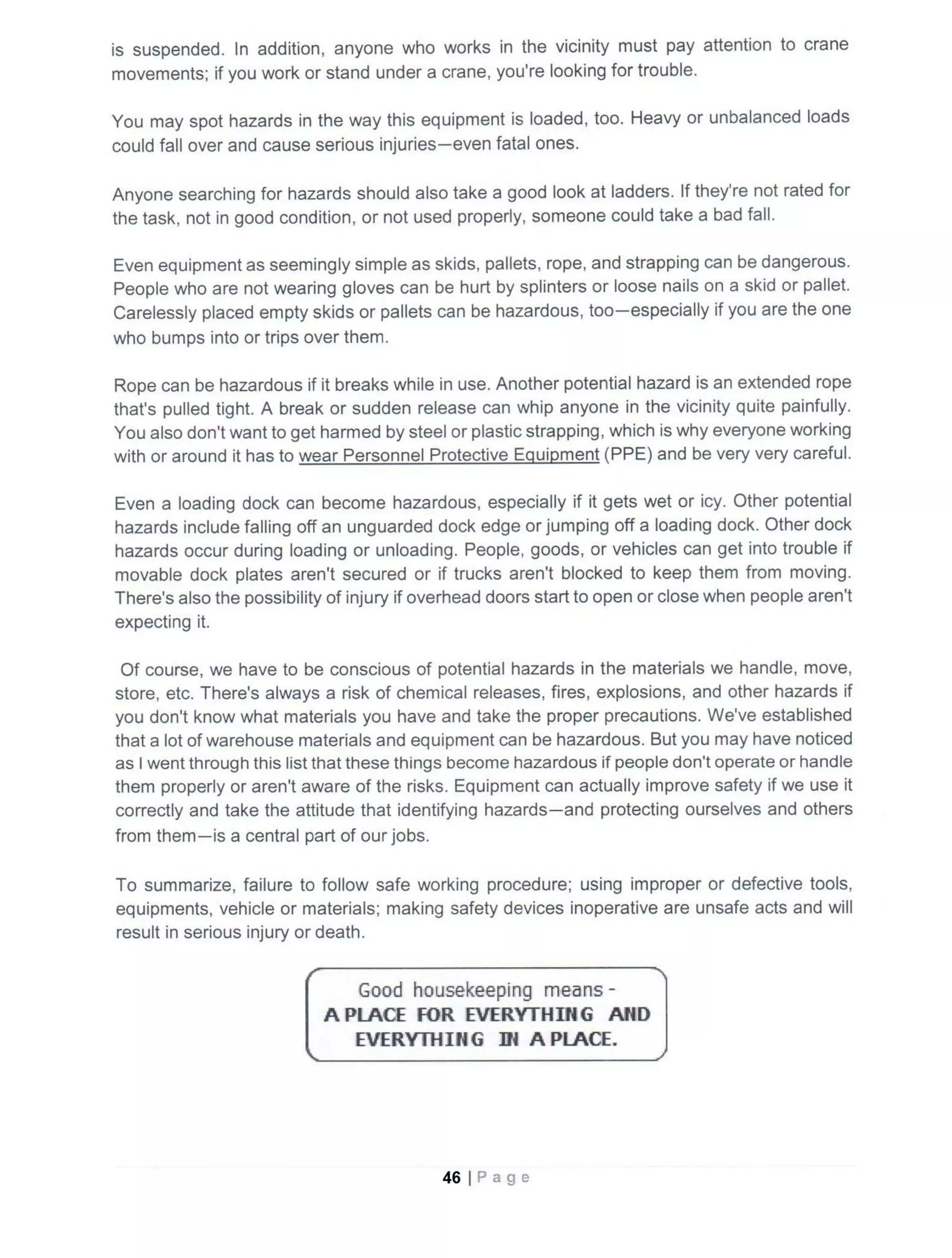 Basic cargo course manual