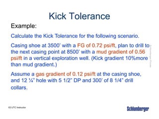 Kick Tolerance Calculation Basic Casing Design and Casing Point Selection.ppt