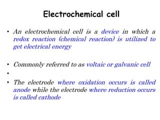 Basic cells and batteries