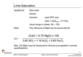 Basic Cement Chemistry by .pdf