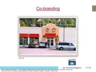 11-18
© 2014 by McGraw-Hill Education. This is proprietary material solely for authorized instructor use. Not authorized for sale or distribution in any manner.
This document may not be copied, scanned, duplicated, forwarded, distributed, or posted on a website, in whole or part.
Zite: Personalized Magazine
Co-branding
©M Hruby
 