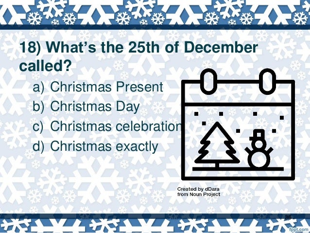 Basic Christmas trivia 2017