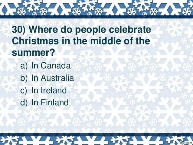 Basic Christmas trivia 2017