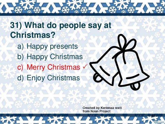 Basic Christmas trivia 2017