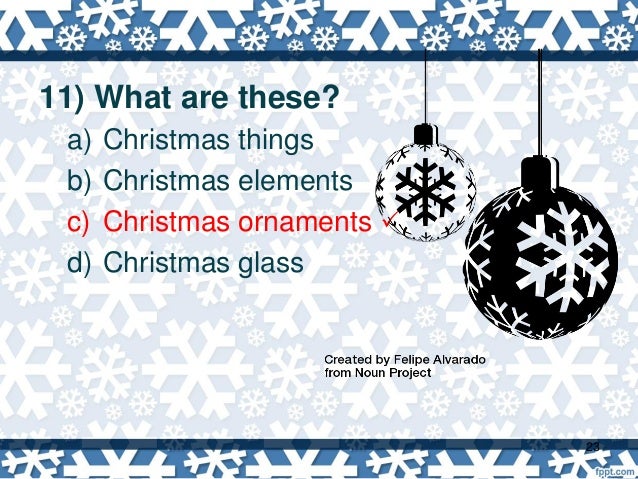 Basic Christmas Trivia