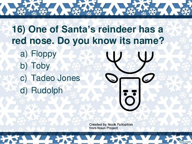 Basic Christmas Trivia