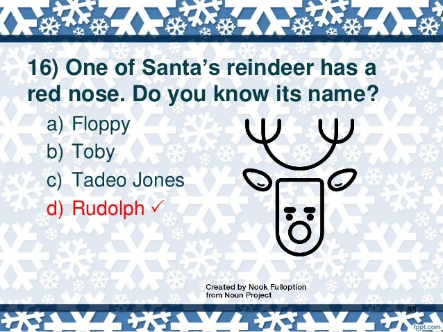 Basic Christmas Trivia