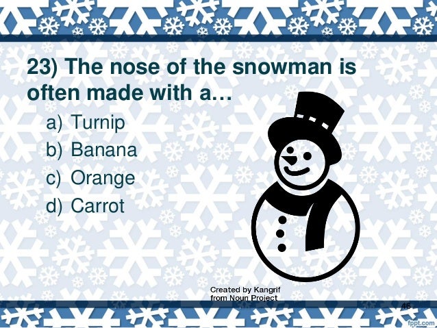Basic Christmas Trivia