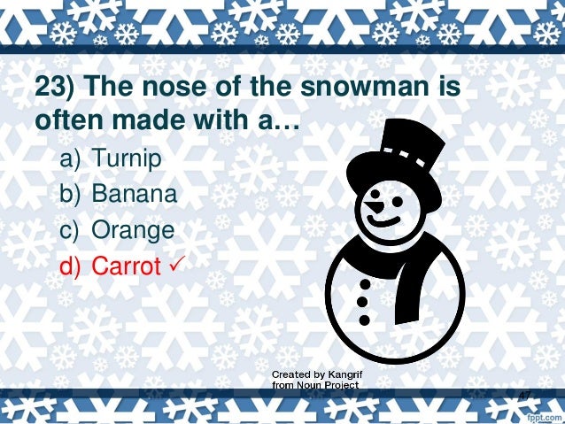 Basic Christmas Trivia