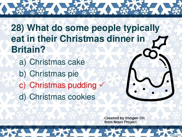 Basic Christmas Trivia