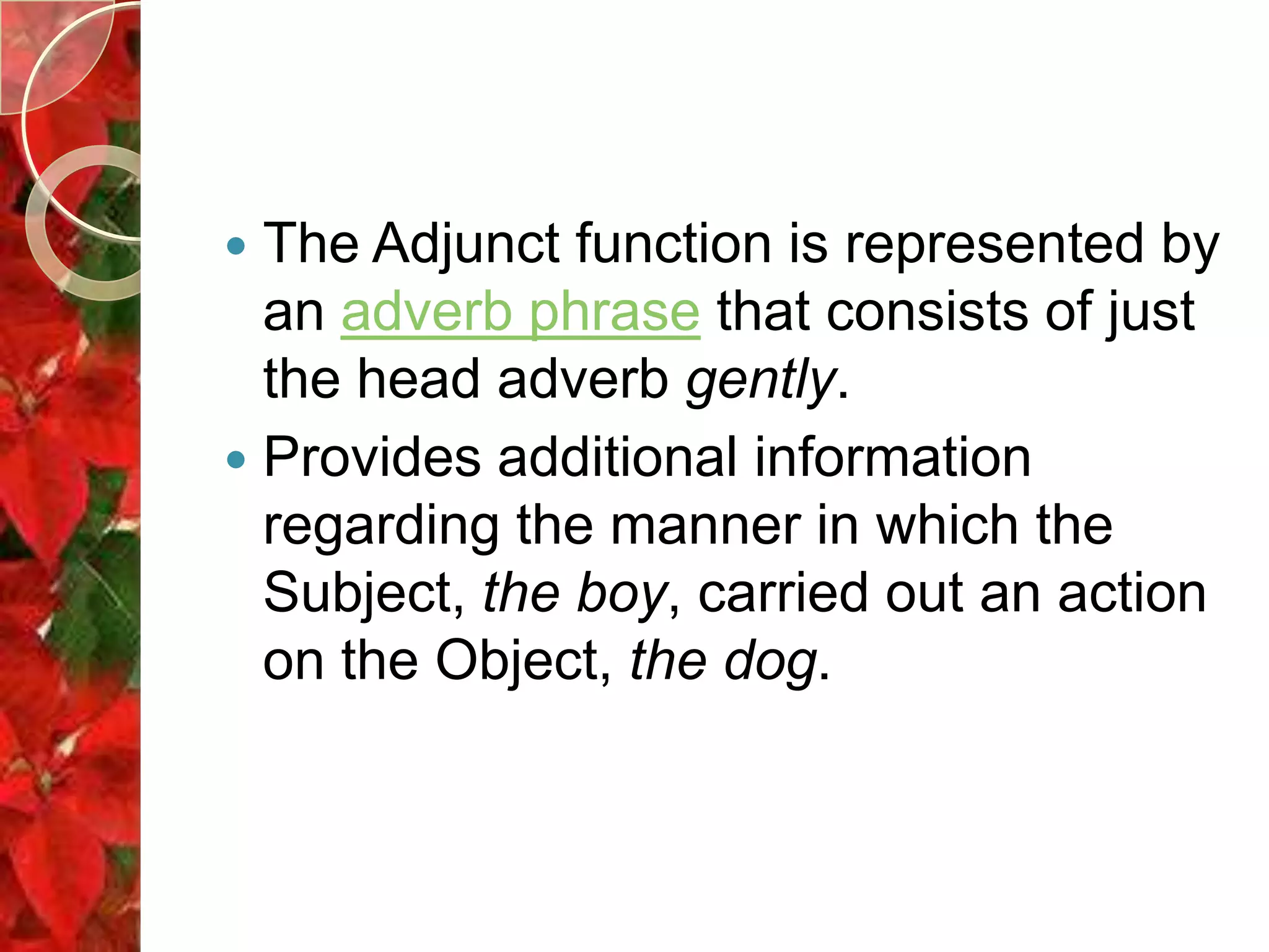 Basic clause stucture PPT