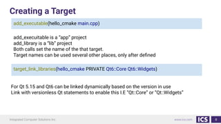 Basic Cmake for Qt Users | PDF