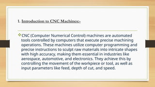 Basic CNC Operating Training CUM PROGRAMMING | PPTX