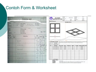 Contoh Form & Worksheet
 