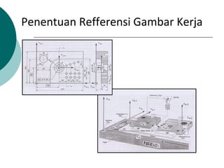 Penentuan Refferensi Gambar Kerja
 