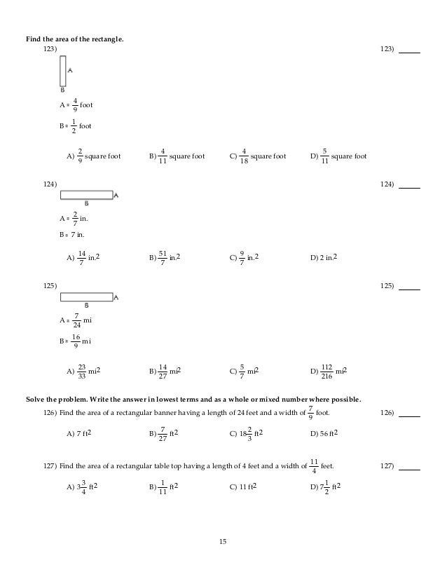 Basic College Mathematics 9th Edition By Lial Salzman Hestwood Test B