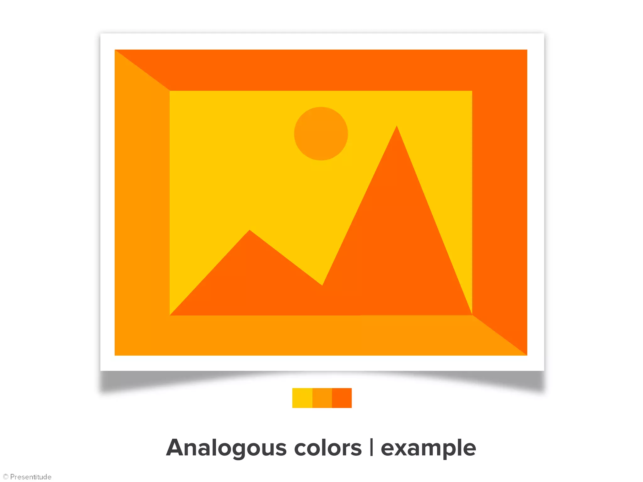 Analogous colors | example
 