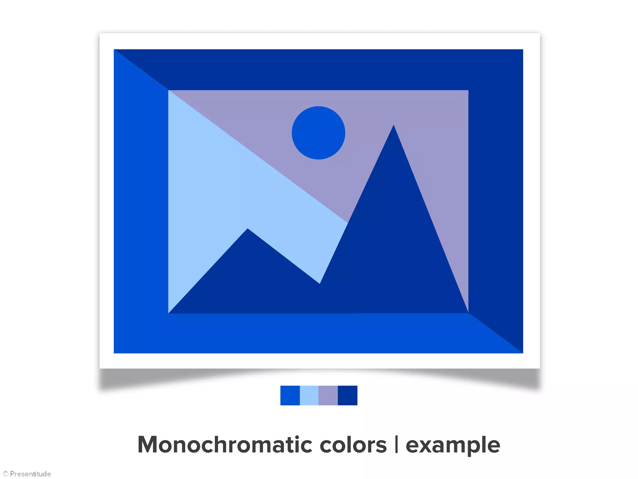 Monochromatic colors | example
 