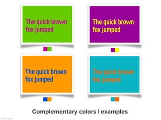 How to use the color wheel to create colorful presentations  Slide 16
