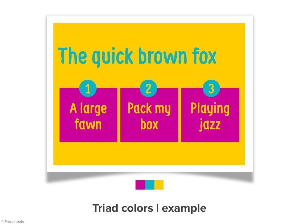 Tetradic Colors Example