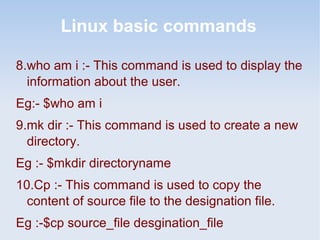 Basic command ppt | PPT