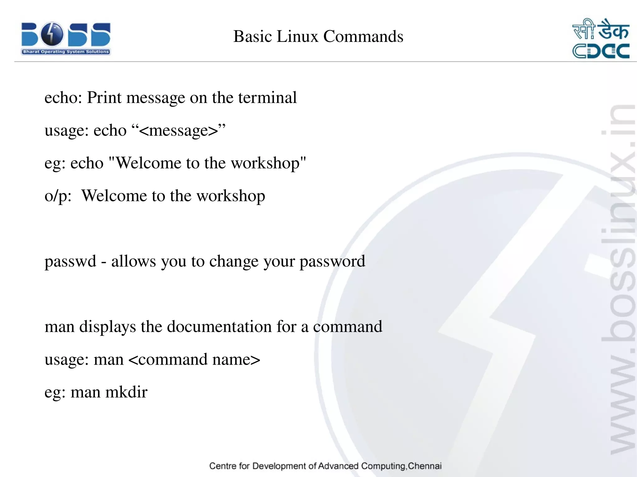 Basic linux commands | PDF