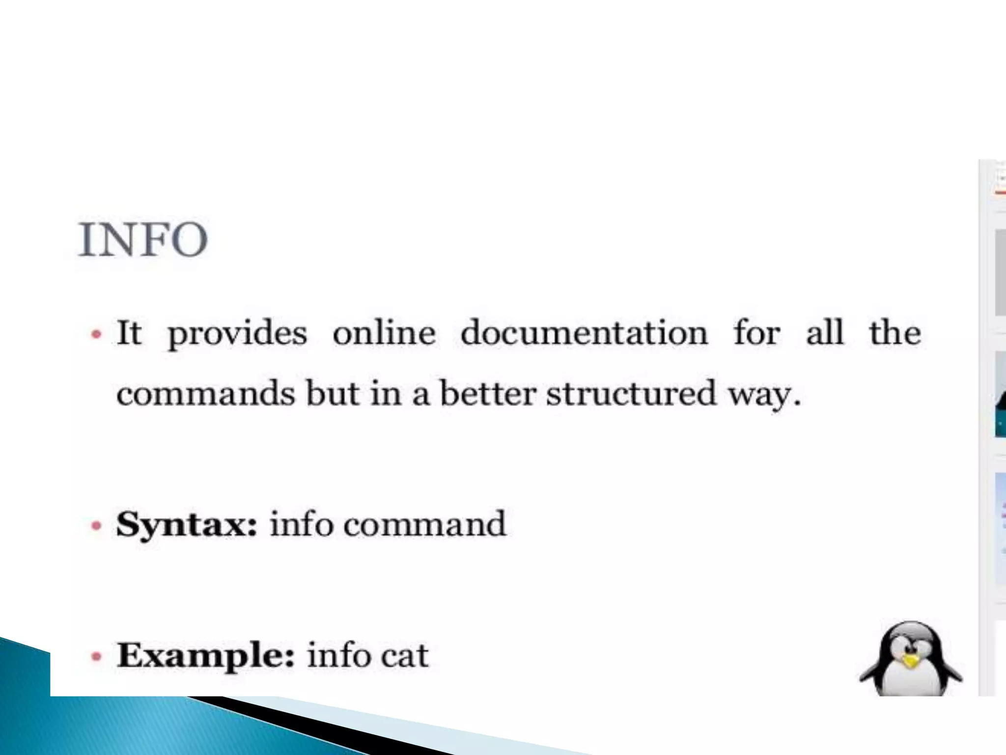 Basic Commands.ppt | Operating Systems | Computer Software and Applications