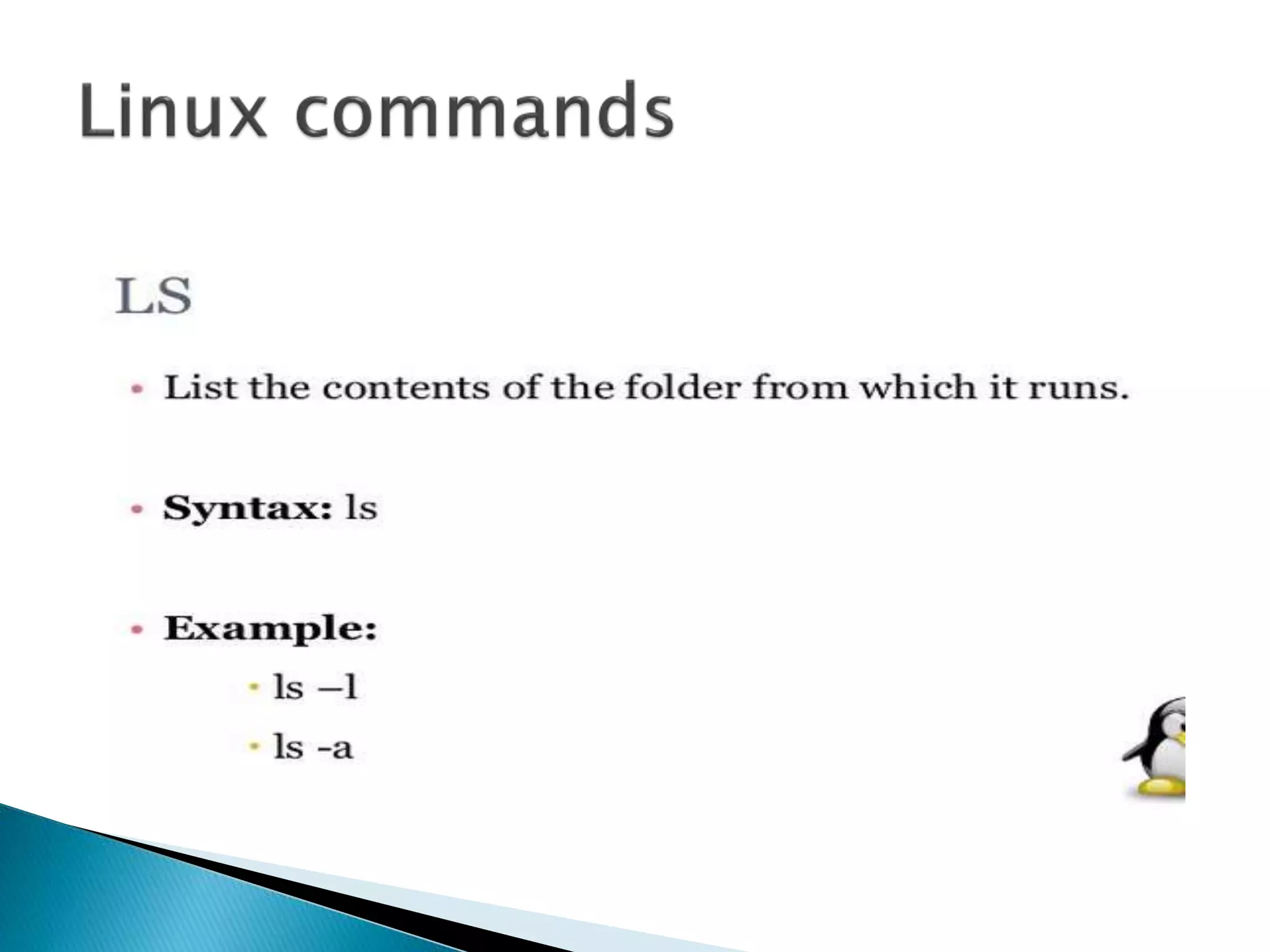Basic Commands.ppt | Operating Systems | Computer Software and Applications