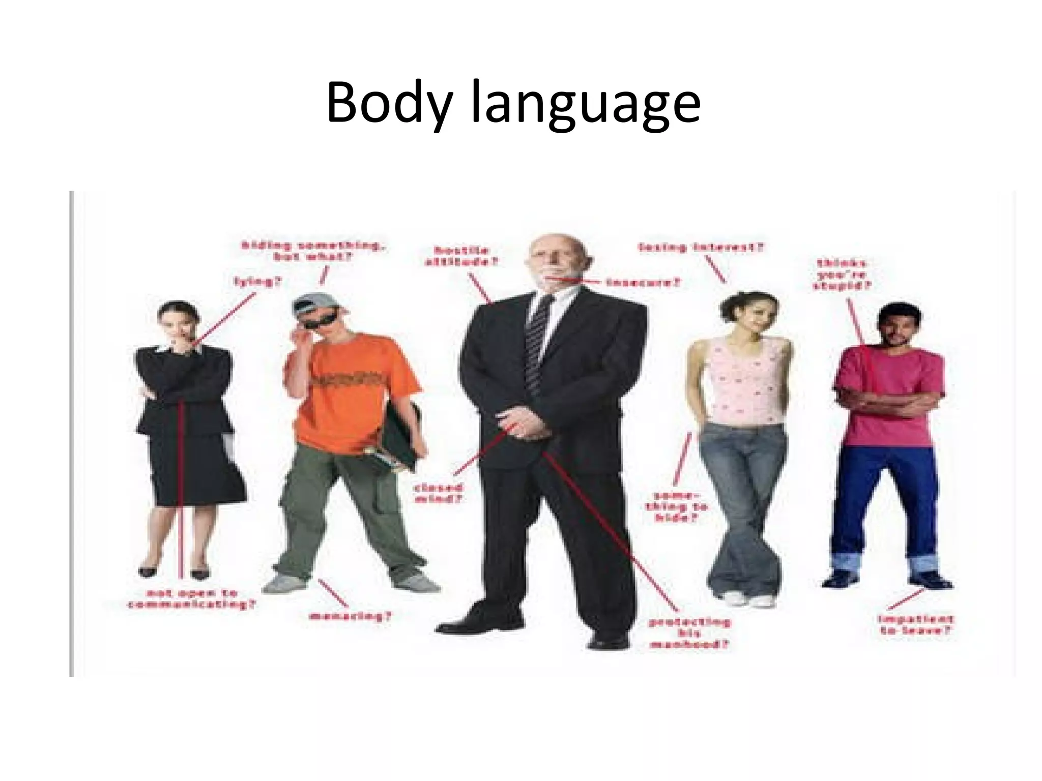 Body language
 