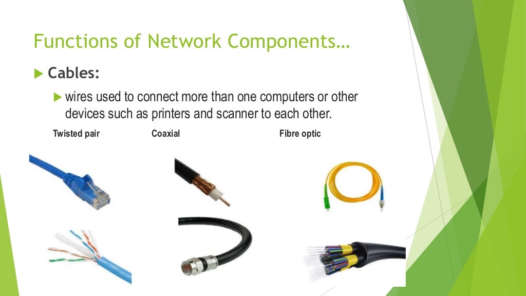 Basic components of a computer network