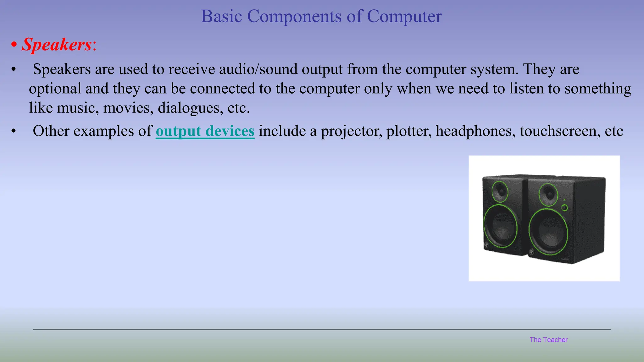 Basic Components of Computer....pdf | Computer Peripherals | Computing