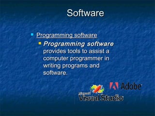 The Basic Computer Programing Software Tools Basic computer | PPT