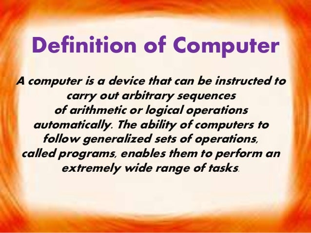 Presentation on Basic Computer
