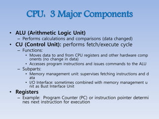 Basic computer architecture | PPTX