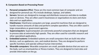 Comprehensive Overview of Basic Computer Architecture and Components | PPTX