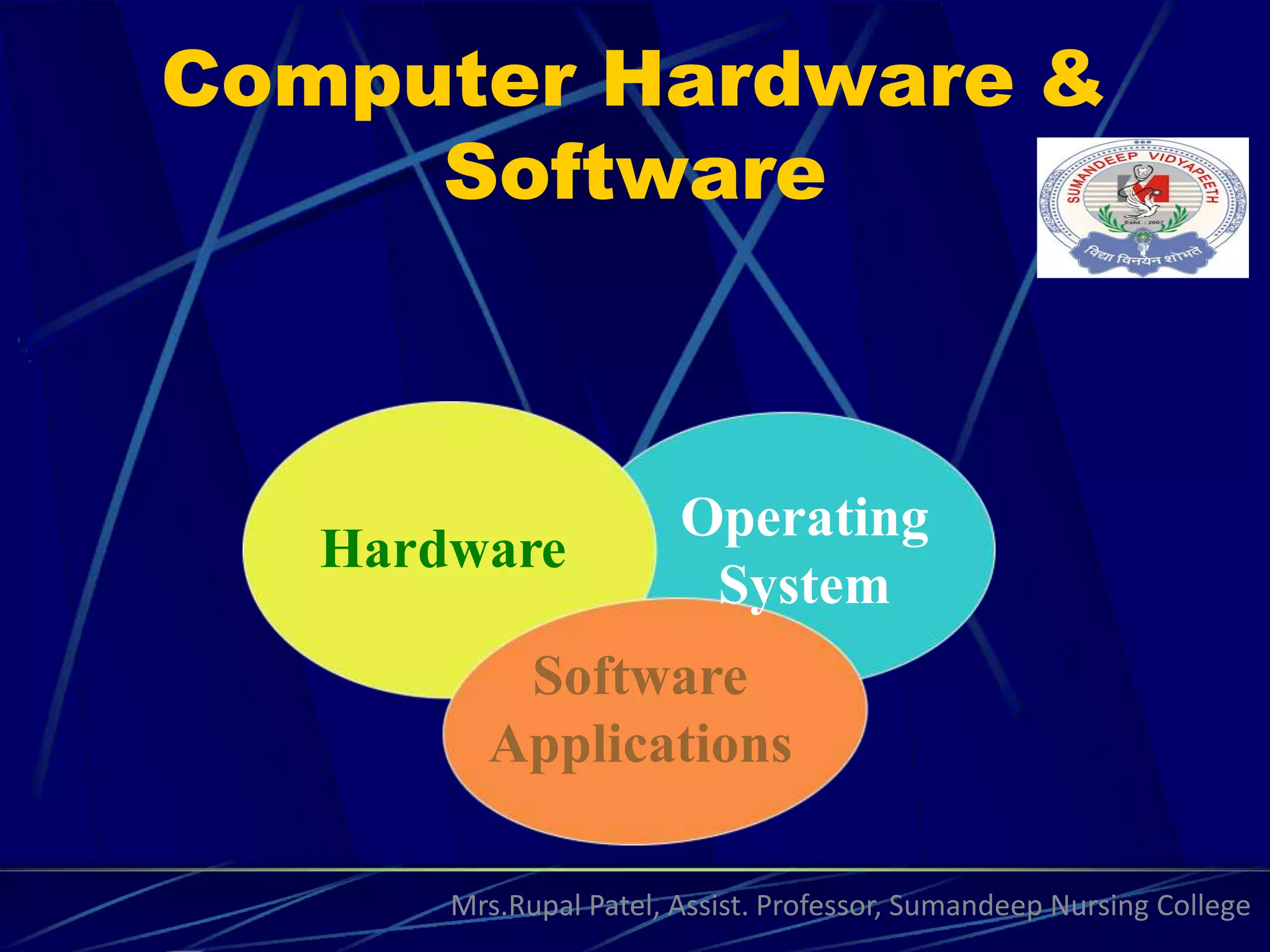 Basic computer concepts | PPTX | Operating Systems | Computer Software ...
