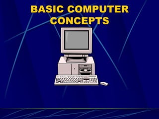 BASIC COMPUTER
CONCEPTS
 