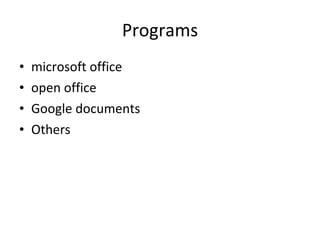 Basic Computer Course | PPT