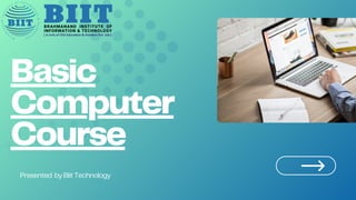 Basic to Advanced Computer training Course | PDF