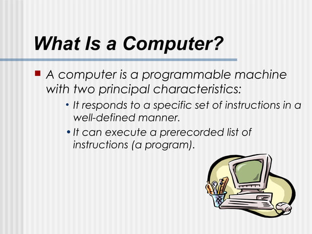 Basic computer fundamentals | PPT