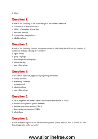 Basic computer mcqs | PDF
