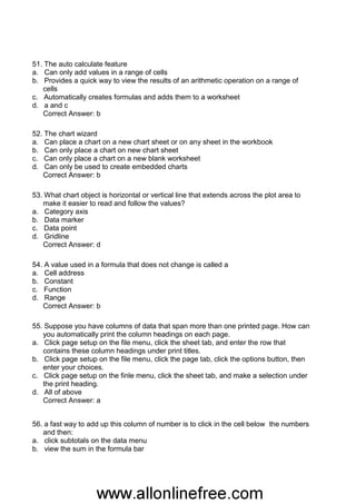 Basic computer mcqs | PDF