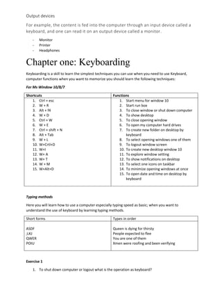 basic computer note | PDF