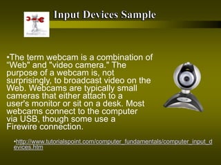 Wed Camera Image Computer Definition Basic Computer Operation | PPTX